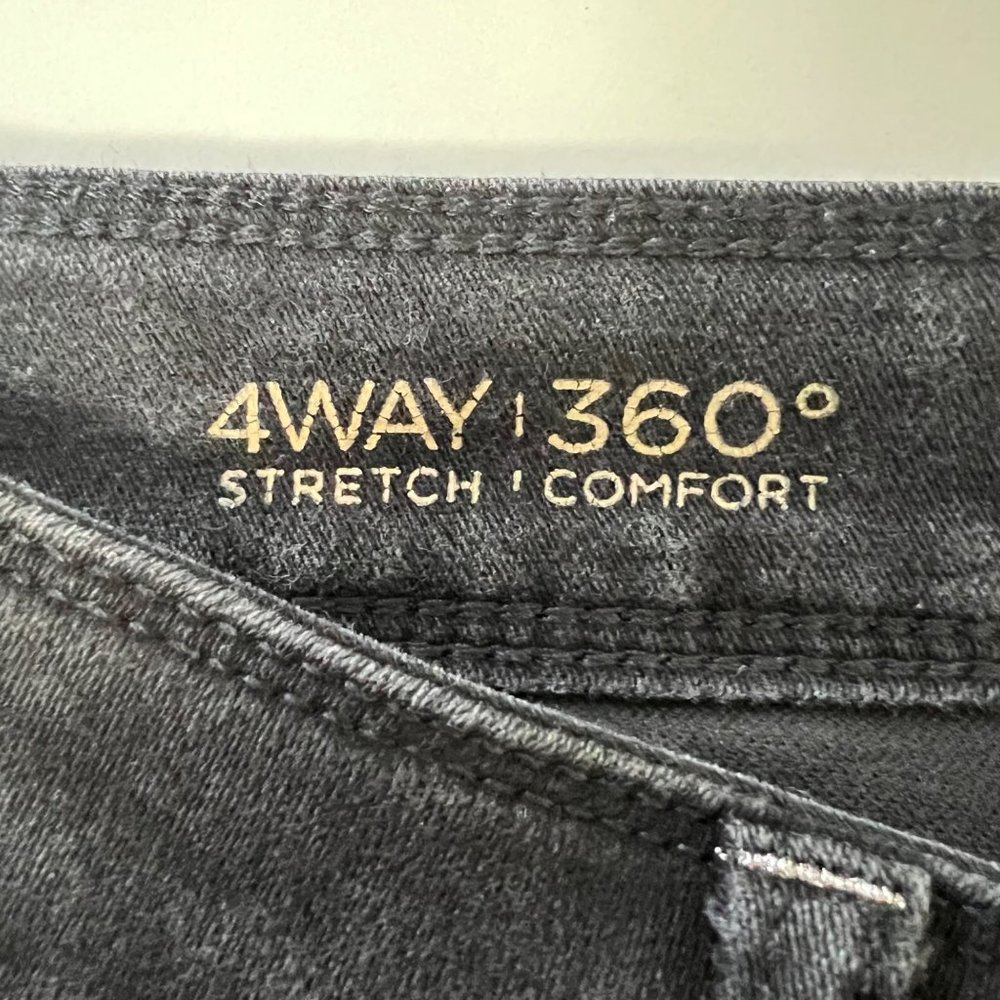 DL1961 Angel Skinny Ankle Jeans Mid Rise Onyx Black size 28 - Picture 11 of 12
